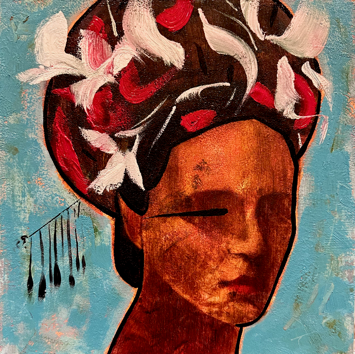 Japan — oil on board — Régis Souto