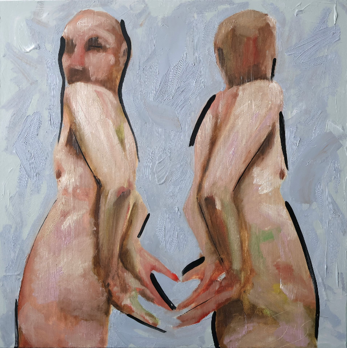 Compassion — 24x24 oil on canvas