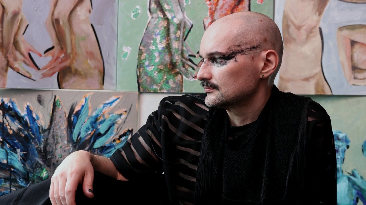 Régis Souto — theatrical portrait, queer figurative artist Toronto
