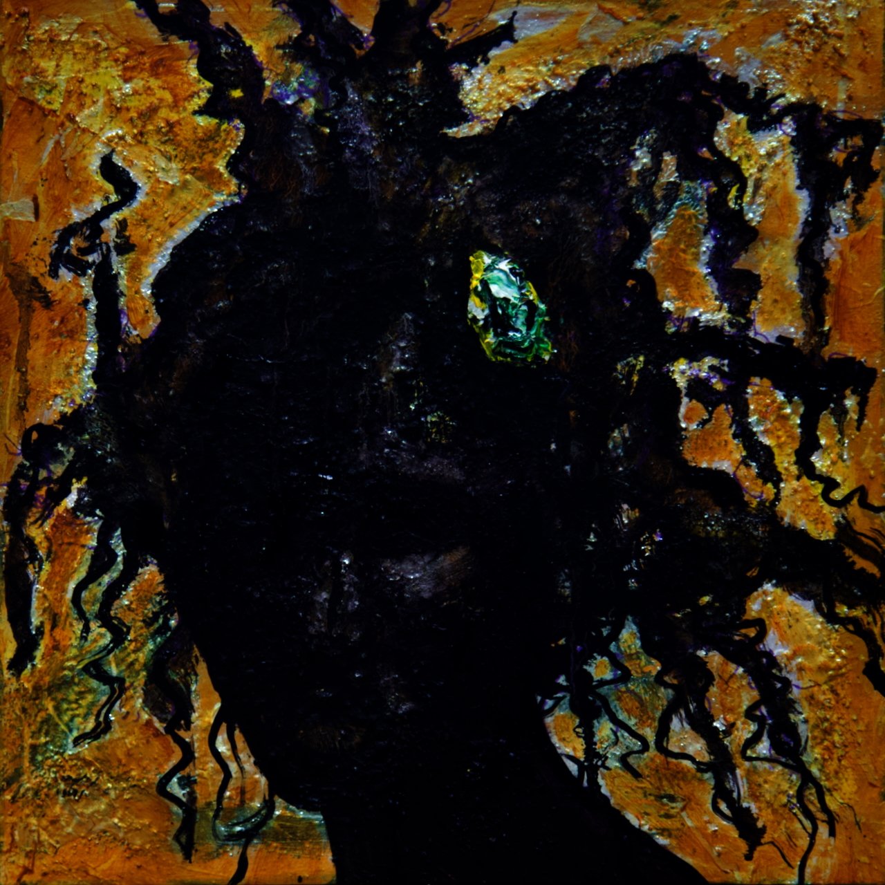 Sister — an intimate portrait on wood, oscillating between pleasure, discipline, and care.